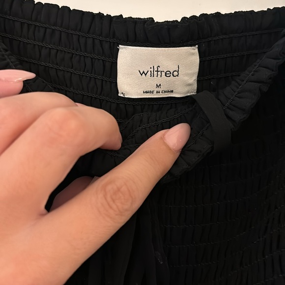 Aritzia Wilfred black saga blouse - Picture 2 of 5